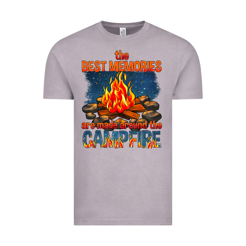 The Best Memories Are Made Around The Campfire Vintage Tee by texasbilliewilder | Teevron