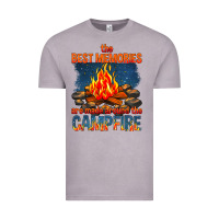 Vintage Zinc the best memories are made around the campfire Vintage Tee - texasbilliewilder
