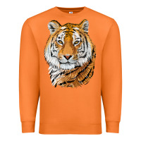 Carrot Tiger Head Premium Sweatshirt - LillyAllenDesigns