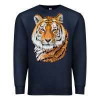 Navy Tiger Head Premium Sweatshirt - LillyAllenDesigns