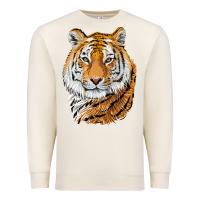 Sandshell Tiger Head Premium Sweatshirt - LillyAllenDesigns