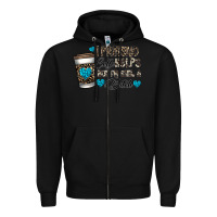 Black coffee Zipper Hoodie - CowhideDigitalArt