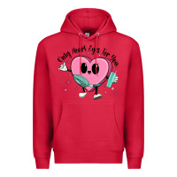 Cardinal only heart eyes for you Premium Hoodie - MaliasSmallBusiness