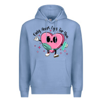 Colony Blue only heart eyes for you Premium Hoodie - MaliasSmallBusiness