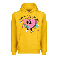 Lemon only heart eyes for you Premium Hoodie - MaliasSmallBusiness