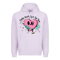 Lilac only heart eyes for you Premium Hoodie - MaliasSmallBusiness