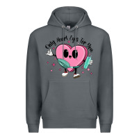 Rock only heart eyes for you Premium Hoodie - MaliasSmallBusiness
