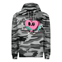 Slate Camo only heart eyes for you Premium Hoodie - MaliasSmallBusiness