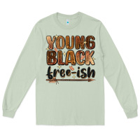 Matcha Young black free-ish Long Sleeve Tee - Zillion Design Studio