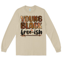 Mushroom Young black free-ish Long Sleeve Tee - Zillion Design Studio