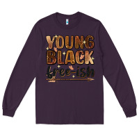 Plum Young black free-ish Long Sleeve Tee - Zillion Design Studio