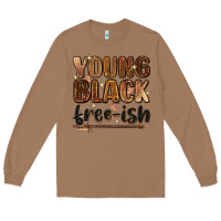 Toasted Coconut Young black free-ish Long Sleeve Tee - Zillion Design Studio
