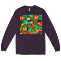 Plum pumpkin spice and pumpkin Long Sleeve Tee - AdoDesignShop