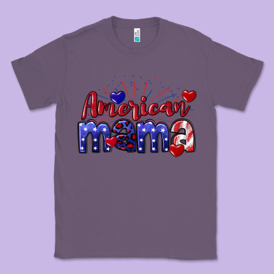 American Mama 4th Of July Classic Tee Designed By Cowgirlartshop