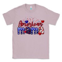 Lilac American Mama 4th of july Classic Tee - CowGirlArtShop