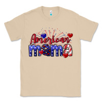 Mushroom American Mama 4th of july Classic Tee - CowGirlArtShop