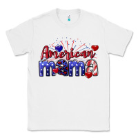 White American Mama 4th of july Classic Tee - CowGirlArtShop