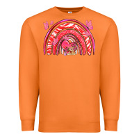 Carrot valentines day rainbow with heart Premium Sweatshirt - NancyCooperArtShop