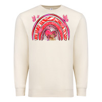 Sandshell valentines day rainbow with heart Premium Sweatshirt - NancyCooperArtShop