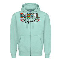 Seafoam dental squad Zipper Hoodie - CowhideDigitalArt