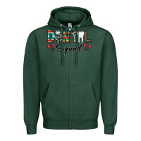 Sports Green dental squad Zipper Hoodie - CowhideDigitalArt