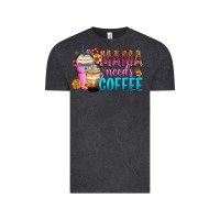 Vintage Black mama needs coffee Vintage Tee - Zillion Design Studio