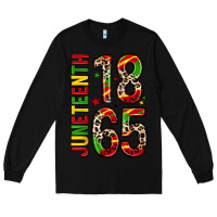 Black 1865 Juneteenth Long Sleeve Tee - Zillion Design Studio
