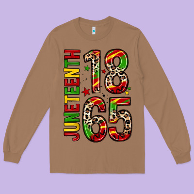 1865 Juneteenth Long Sleeve Tee Designed By Zillion Design Studio