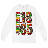 White 1865 Juneteenth Long Sleeve Tee - Zillion Design Studio