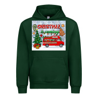 Forest Green christmas is coming tumbler Urban Hoodie - BundleAndBundleShop