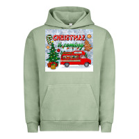 Pigment Oil Green christmas is coming tumbler Urban Hoodie - BundleAndBundleShop