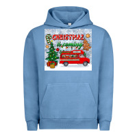 Pigment Pebble Blue christmas is coming tumbler Urban Hoodie - BundleAndBundleShop