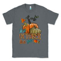 Charcoal Heather is it october yet Classic Tee - HRA Design Shop