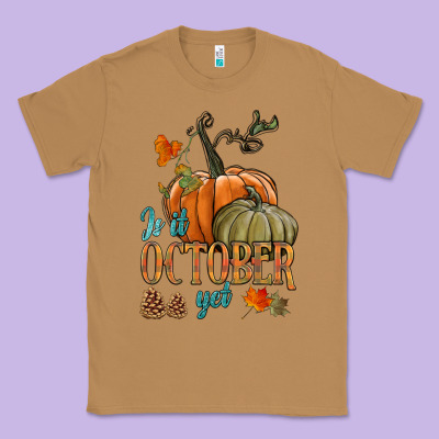 Is It October Yet Classic Tee Designed By Hra Design Shop