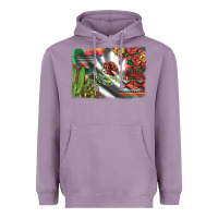 Lavender mexico flag sunflowers roses and cactus with serape aztec and leopard Heavyweight Hoodie - Artiststas