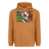 Meerkat mexico flag sunflowers roses and cactus with serape aztec and leopard Heavyweight Hoodie - Artiststas