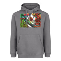 Storm mexico flag sunflowers roses and cactus with serape aztec and leopard Heavyweight Hoodie - Artiststas