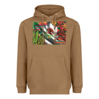 Toasted Coconut mexico flag sunflowers roses and cactus with serape aztec and leopard Heavyweight Hoodie - Artiststas