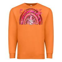 Carrot valentines day rainbow with cupid gnome Premium Sweatshirt - NancyCooperArtShop