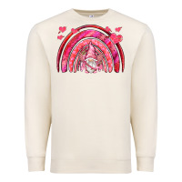 Sandshell valentines day rainbow with cupid gnome Premium Sweatshirt - NancyCooperArtShop