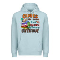 Blue Mist books are cheaper than therapy Premium Hoodie - MaliasSmallBusiness