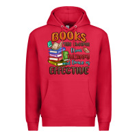 Cardinal books are cheaper than therapy Premium Hoodie - MaliasSmallBusiness