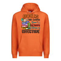 Carrot books are cheaper than therapy Premium Hoodie - MaliasSmallBusiness