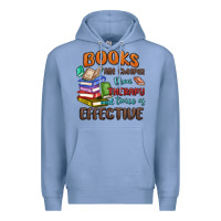 Colony Blue books are cheaper than therapy Premium Hoodie - MaliasSmallBusiness