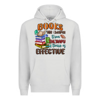 Dove Grey books are cheaper than therapy Premium Hoodie - MaliasSmallBusiness