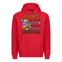 Red books are cheaper than therapy Premium Hoodie - MaliasSmallBusiness
