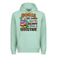 Seafoam books are cheaper than therapy Premium Hoodie - MaliasSmallBusiness