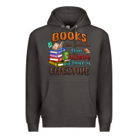 Smoke books are cheaper than therapy Premium Hoodie - MaliasSmallBusiness