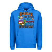 True Royal books are cheaper than therapy Premium Hoodie - MaliasSmallBusiness