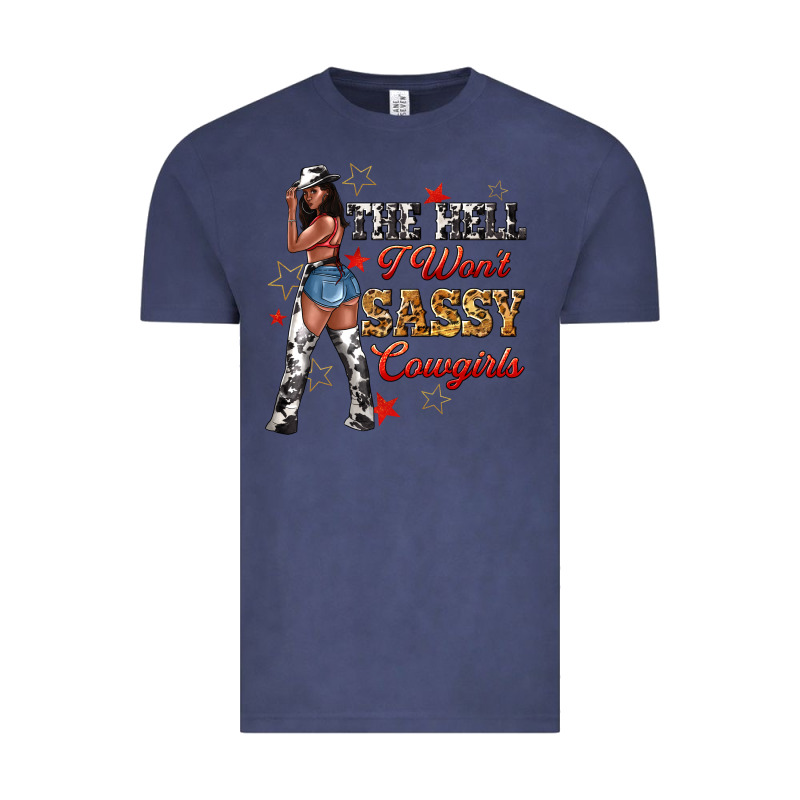 The Heel I Wont Sassy Cowgirls Vintage Tee by texasbilliewilder | Teevron